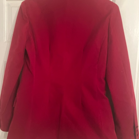 Steve Madden velvet jacket Size Small red - Picture 2 of 3